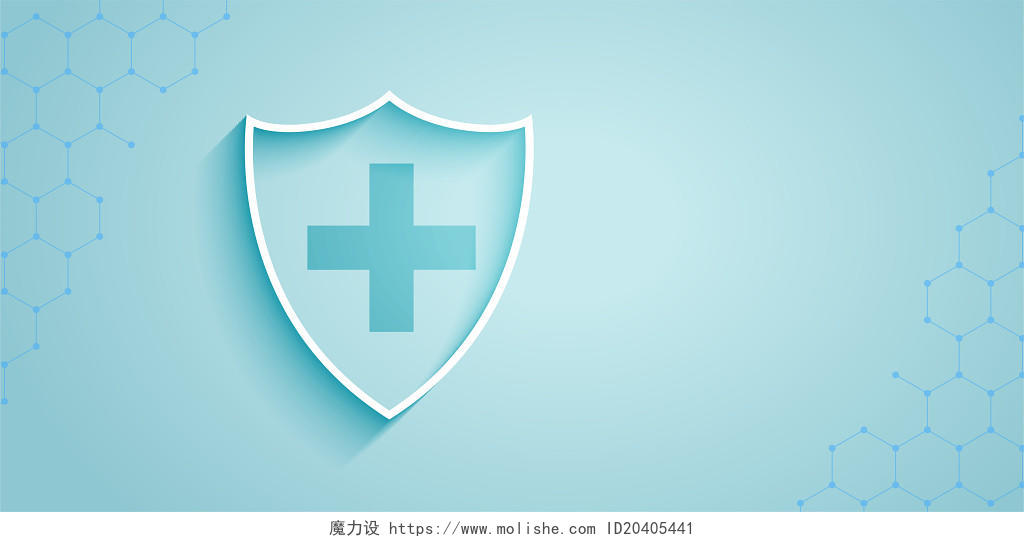 生物医疗科技背景封面背景蓝色青色简约色彩医学封面海报展板背景